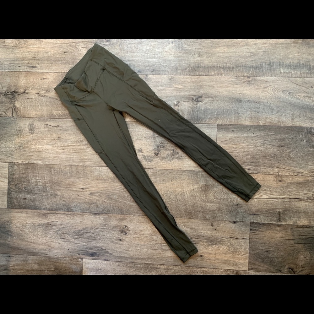 lululemon athletica Olive Green Leggings